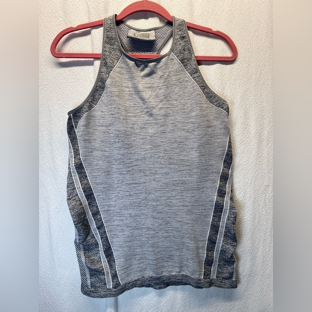 Athleta Agile Color Block Razor Back Tank Top | Moisture Wicking Breathable Sz M